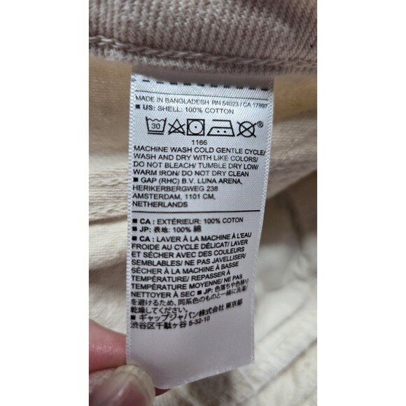 Banana Republic White High-Rise Wide-Leg Crop Jeans Size 8 29x17 - Picture 14 of 14